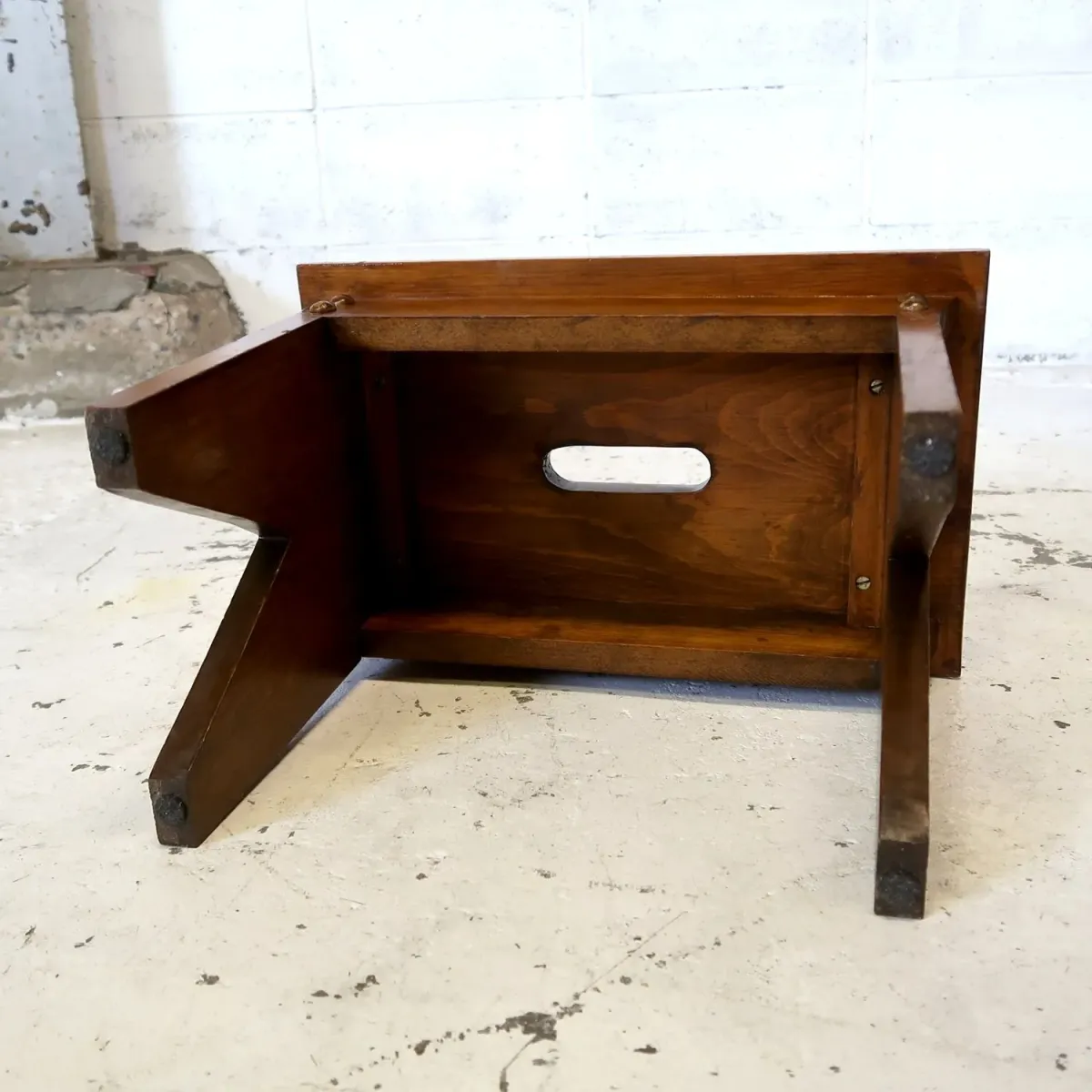 ビンテージ ミルキングスツール ウッドスツール