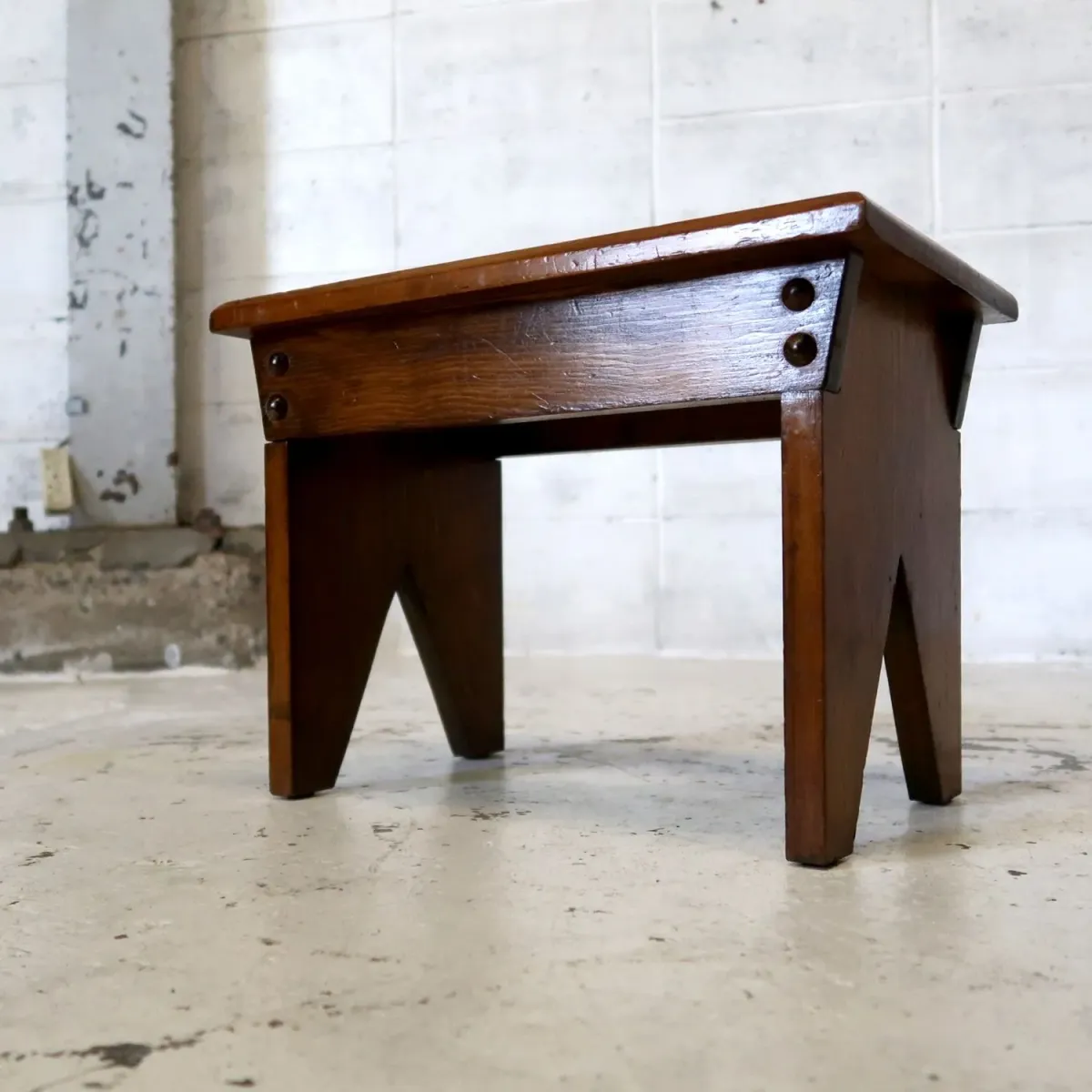 ビンテージ ミルキングスツール ウッドスツール