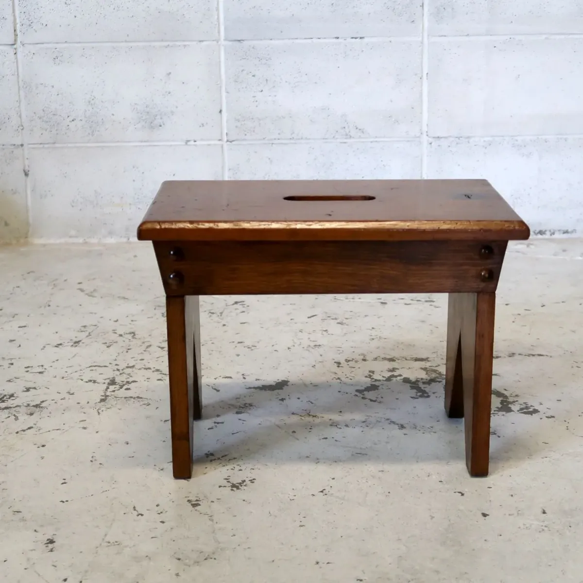 ビンテージ ミルキングスツール ウッドスツール