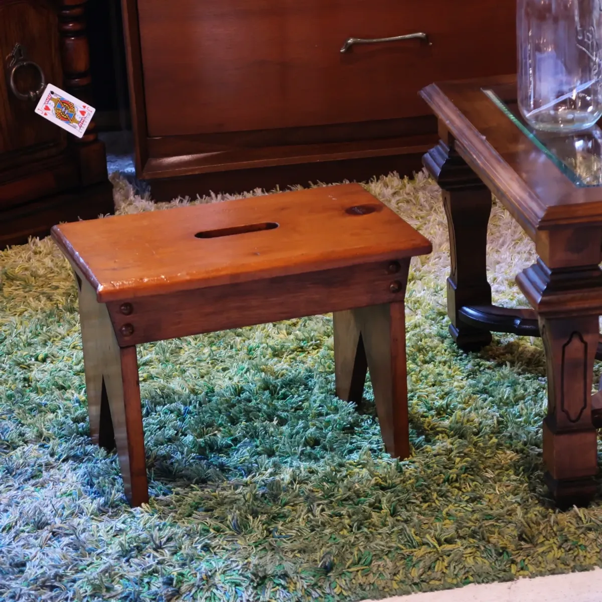 ビンテージ ミルキングスツール ウッドスツール