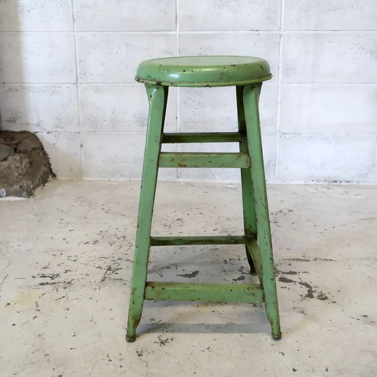 ビンテージ メタルスツール