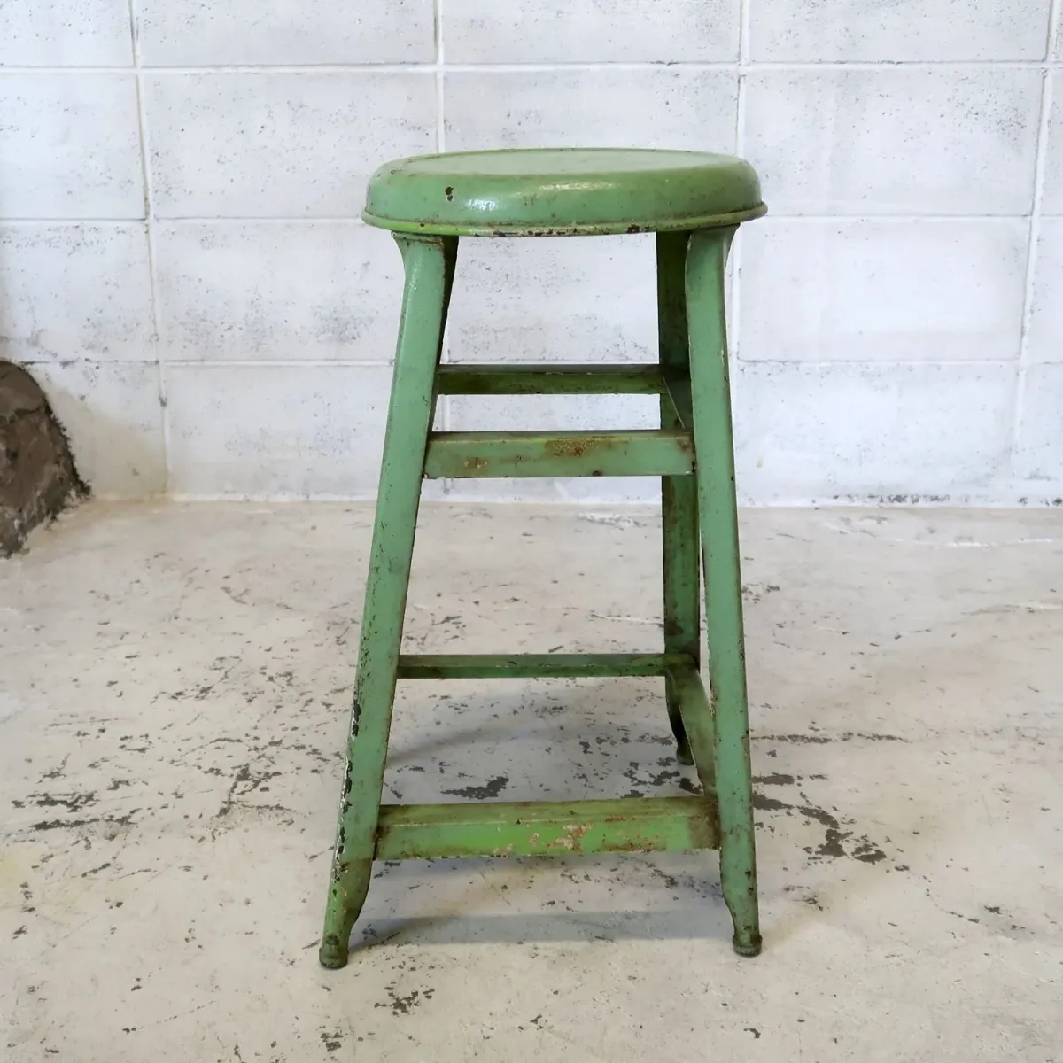 ビンテージ メタルスツール