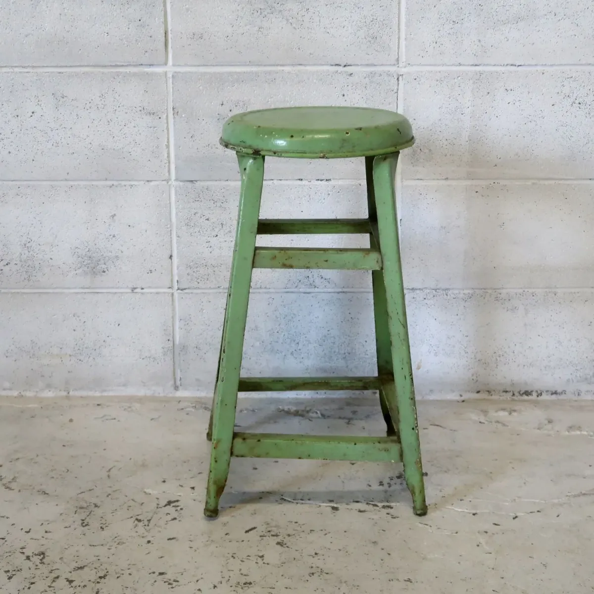 ビンテージ メタルスツール