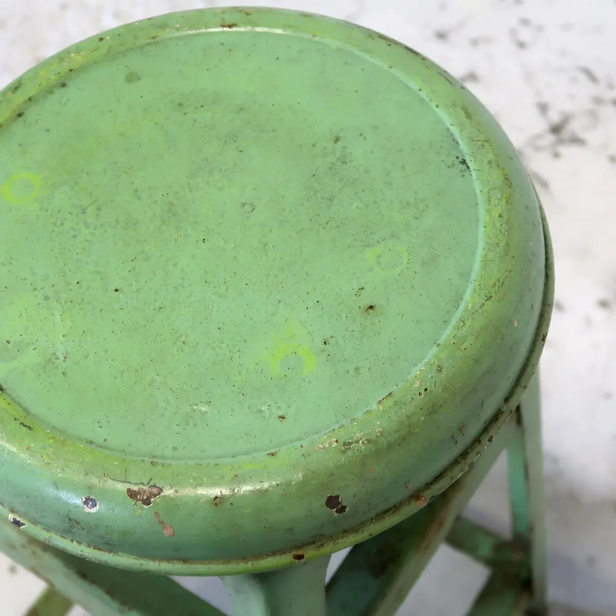 ビンテージ メタルスツール