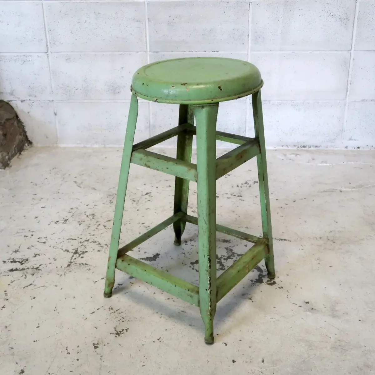 ビンテージ メタルスツール