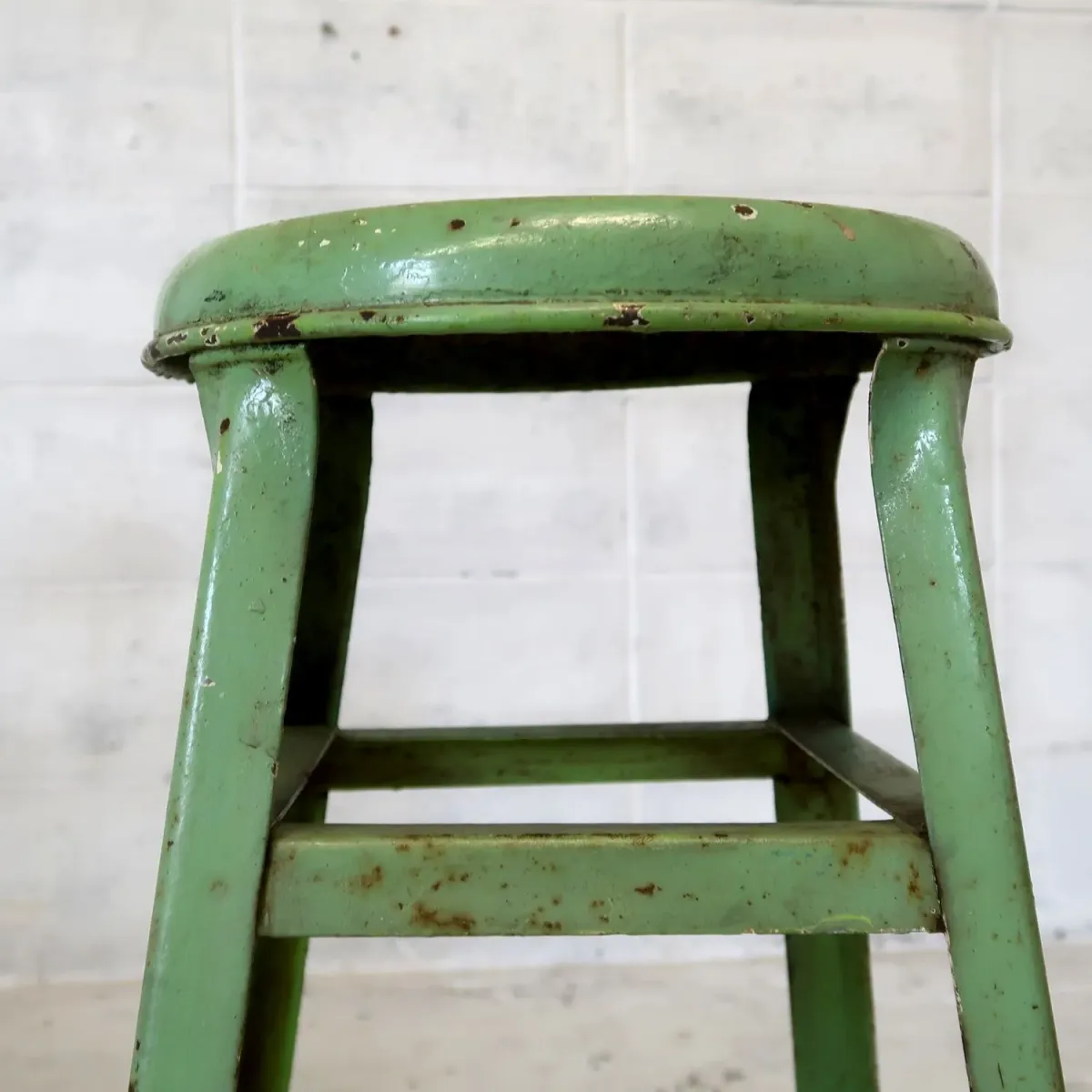 ビンテージ メタルスツール