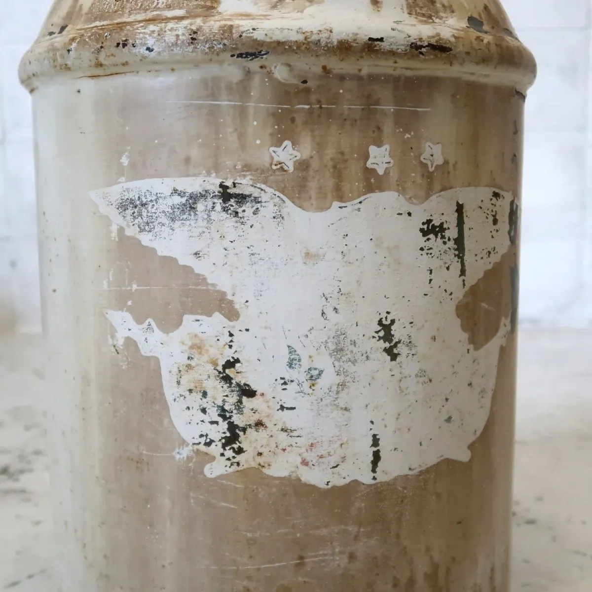 アンティーク ミルク缶