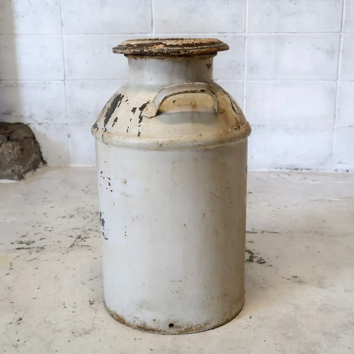 アンティーク ミルク缶
