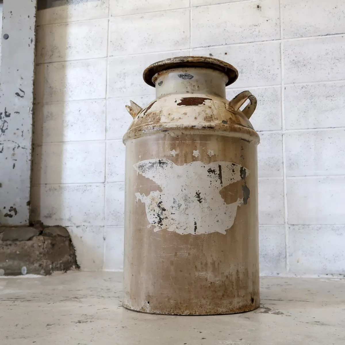 アンティーク ミルク缶