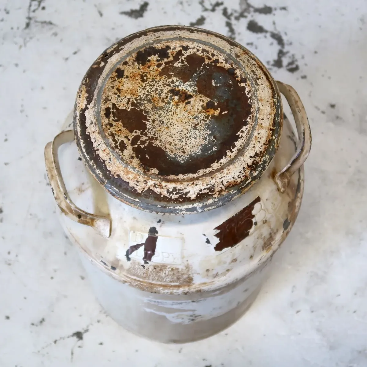 アンティーク ミルク缶