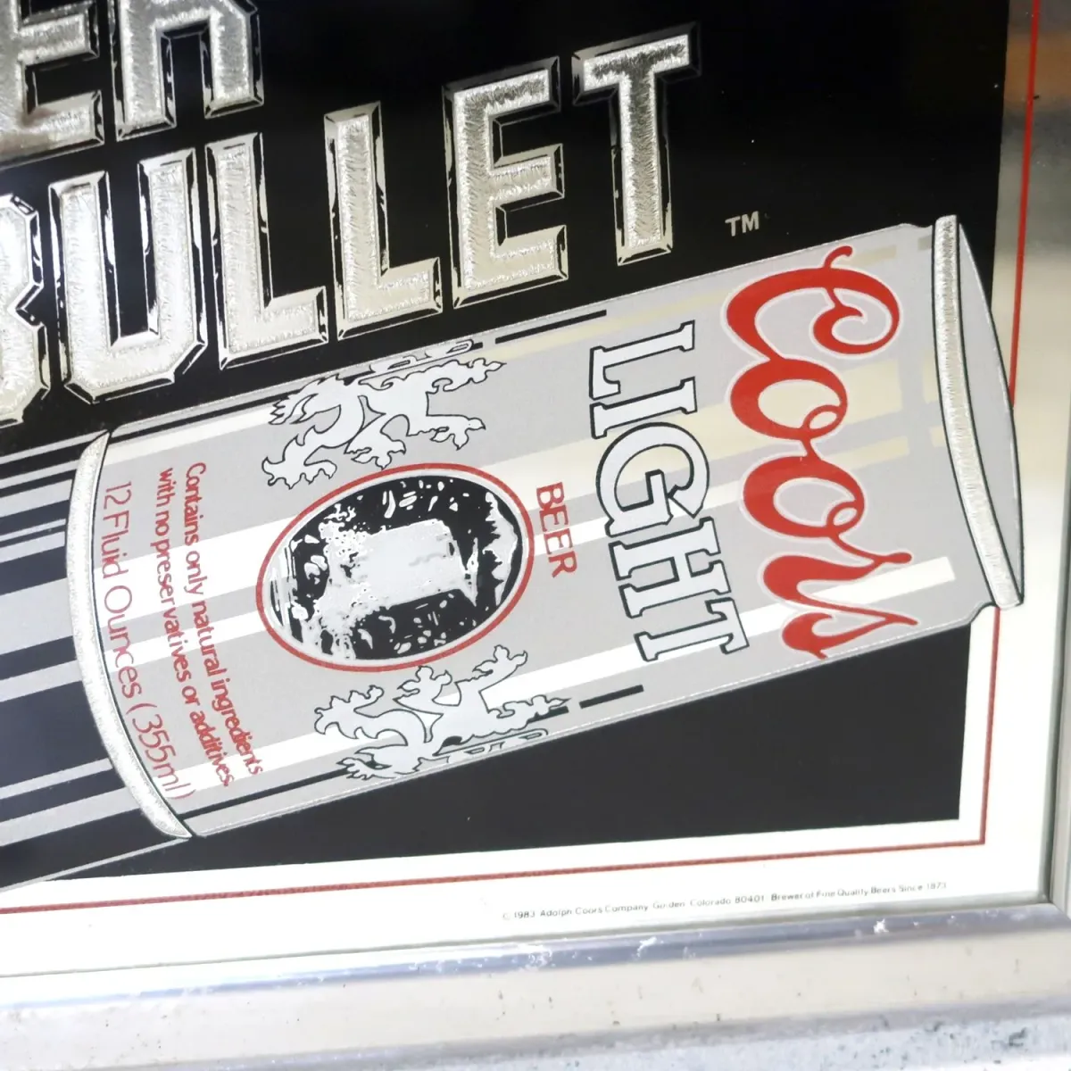 Coors LIGHT ビンテージ パブミラー