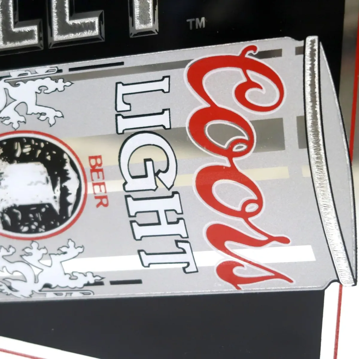 Coors LIGHT ビンテージ パブミラー