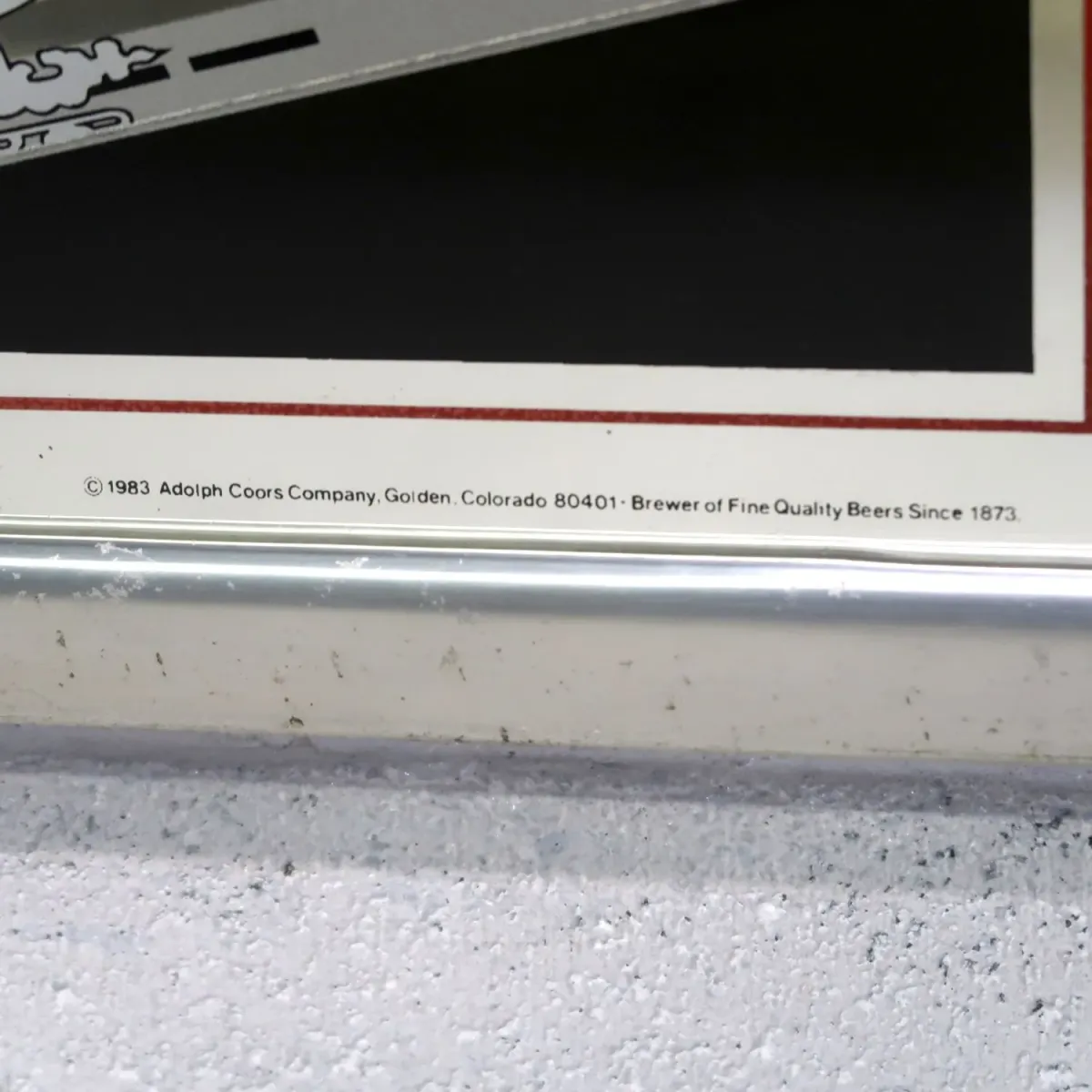 Coors LIGHT ビンテージ パブミラー