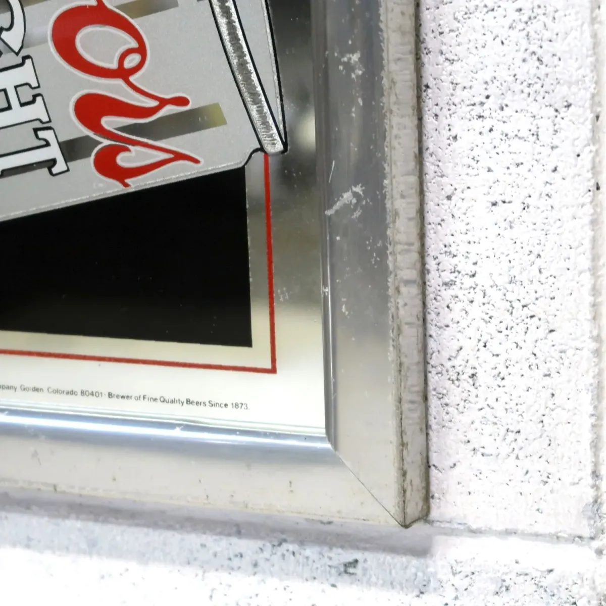 Coors LIGHT ビンテージ パブミラー