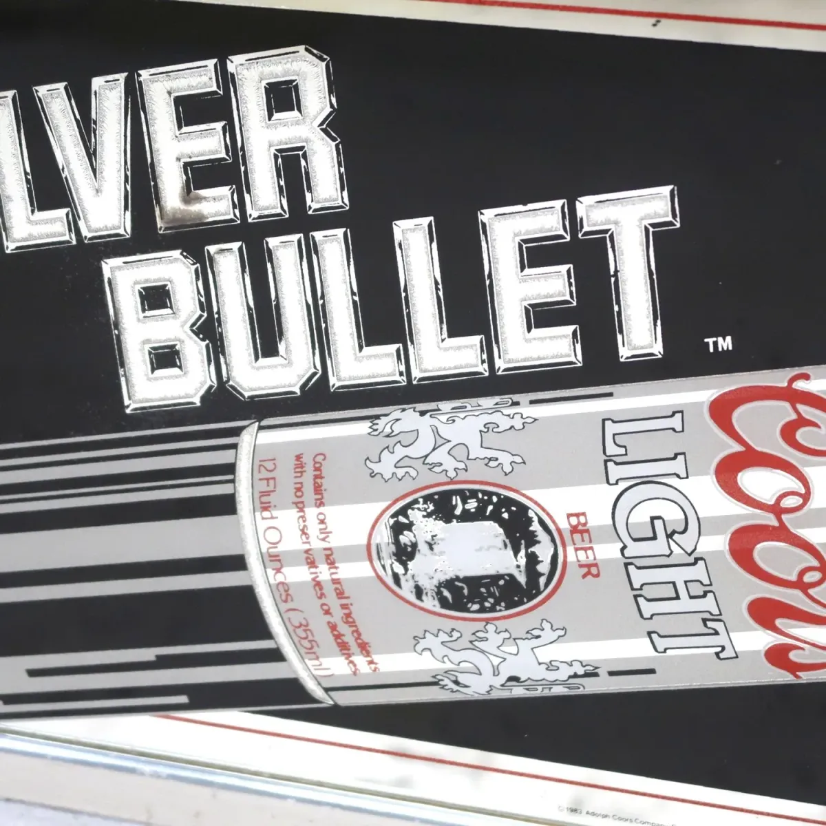 Coors LIGHT ビンテージ パブミラー