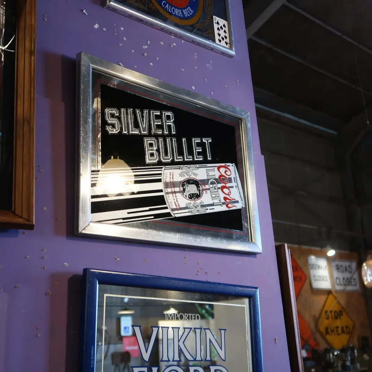 Coors LIGHT ビンテージ パブミラー