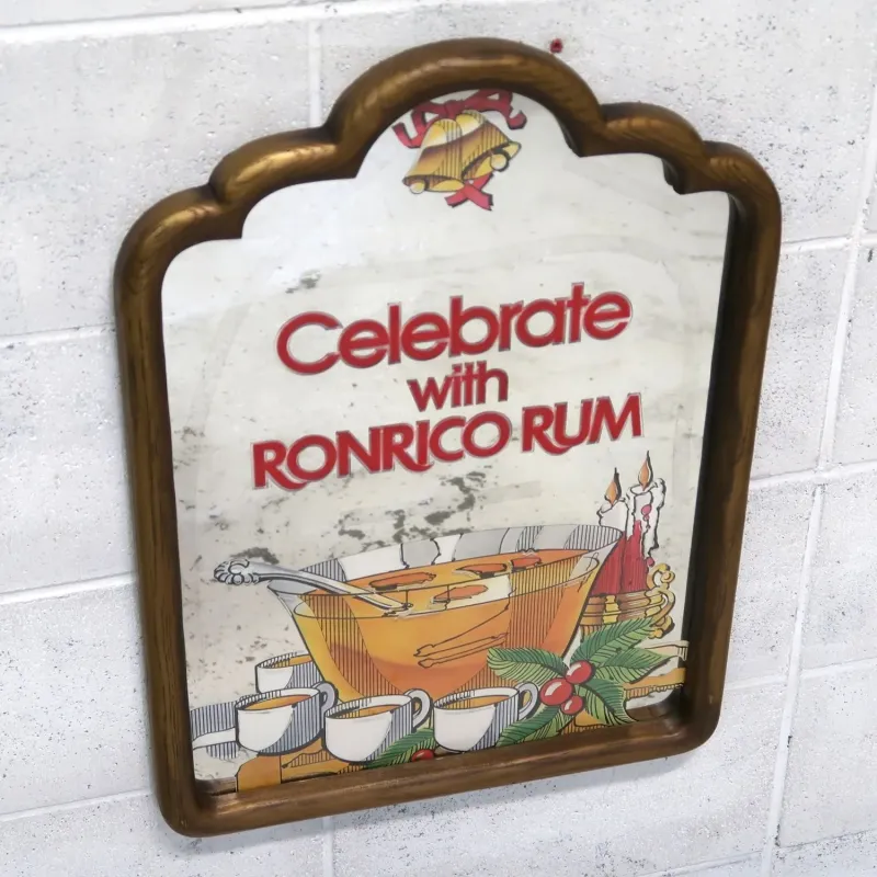 RONRICO RUM ビンテージ パブミラー