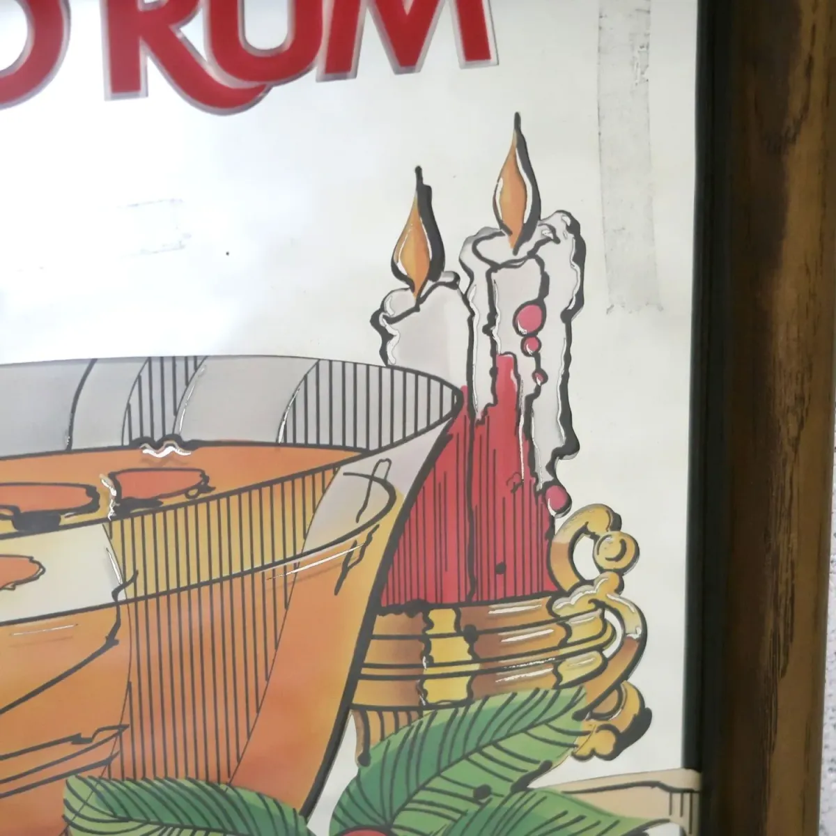 RONRICO RUM ビンテージ パブミラー