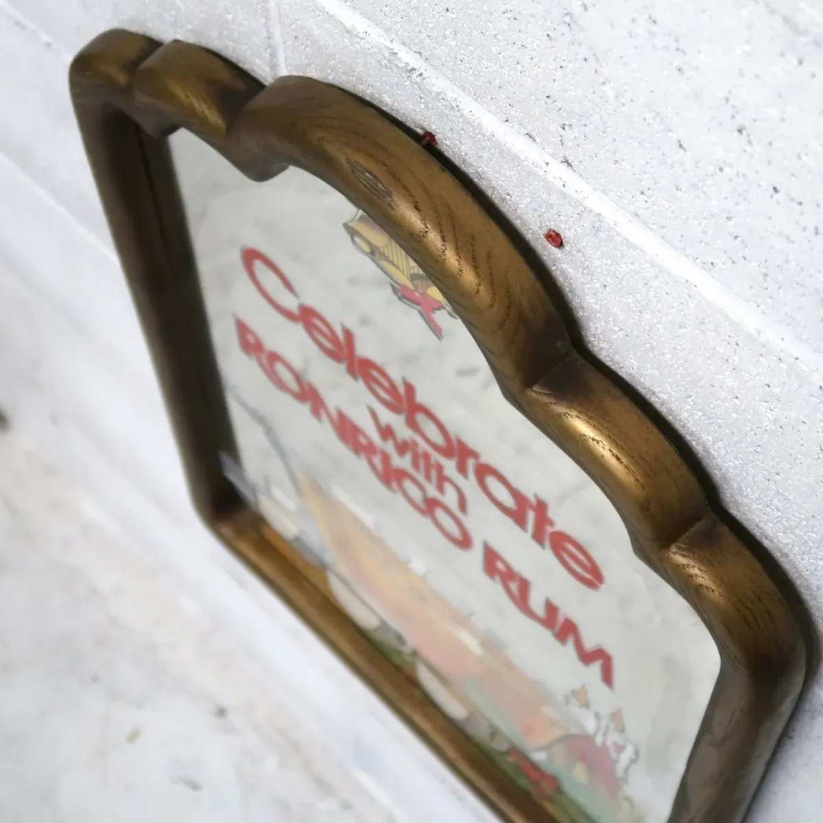 RONRICO RUM ビンテージ パブミラー