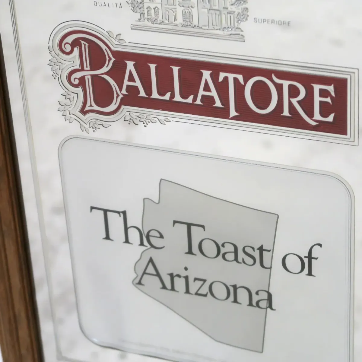 BALLATORE ビンテージ パブミラー