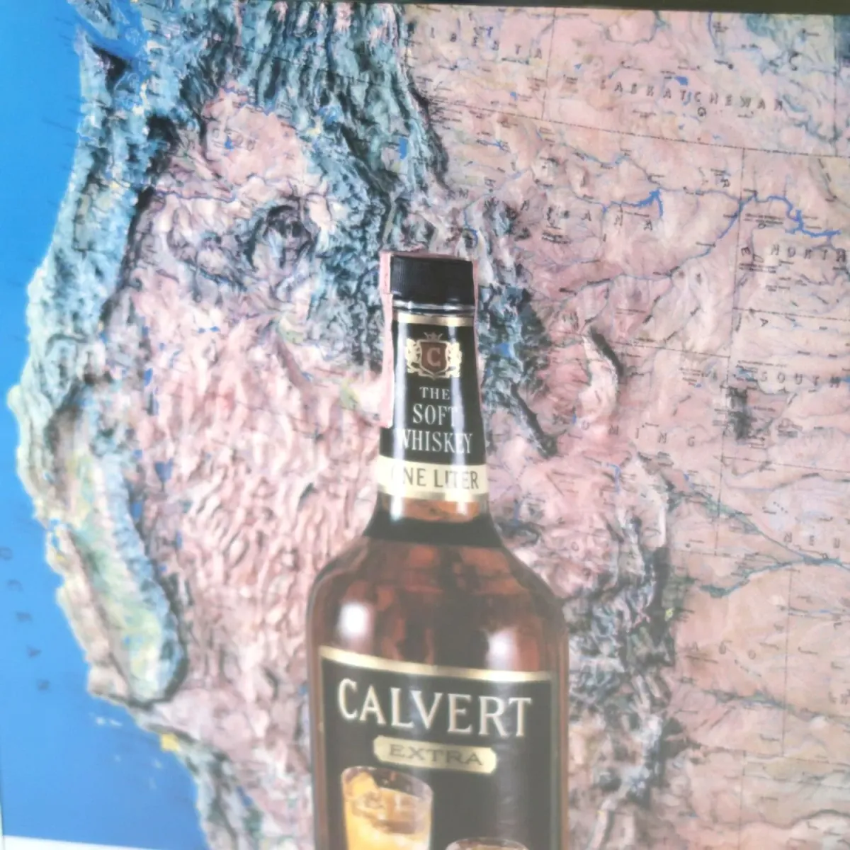 CALVERT EXTRA ビンテージ パブミラー