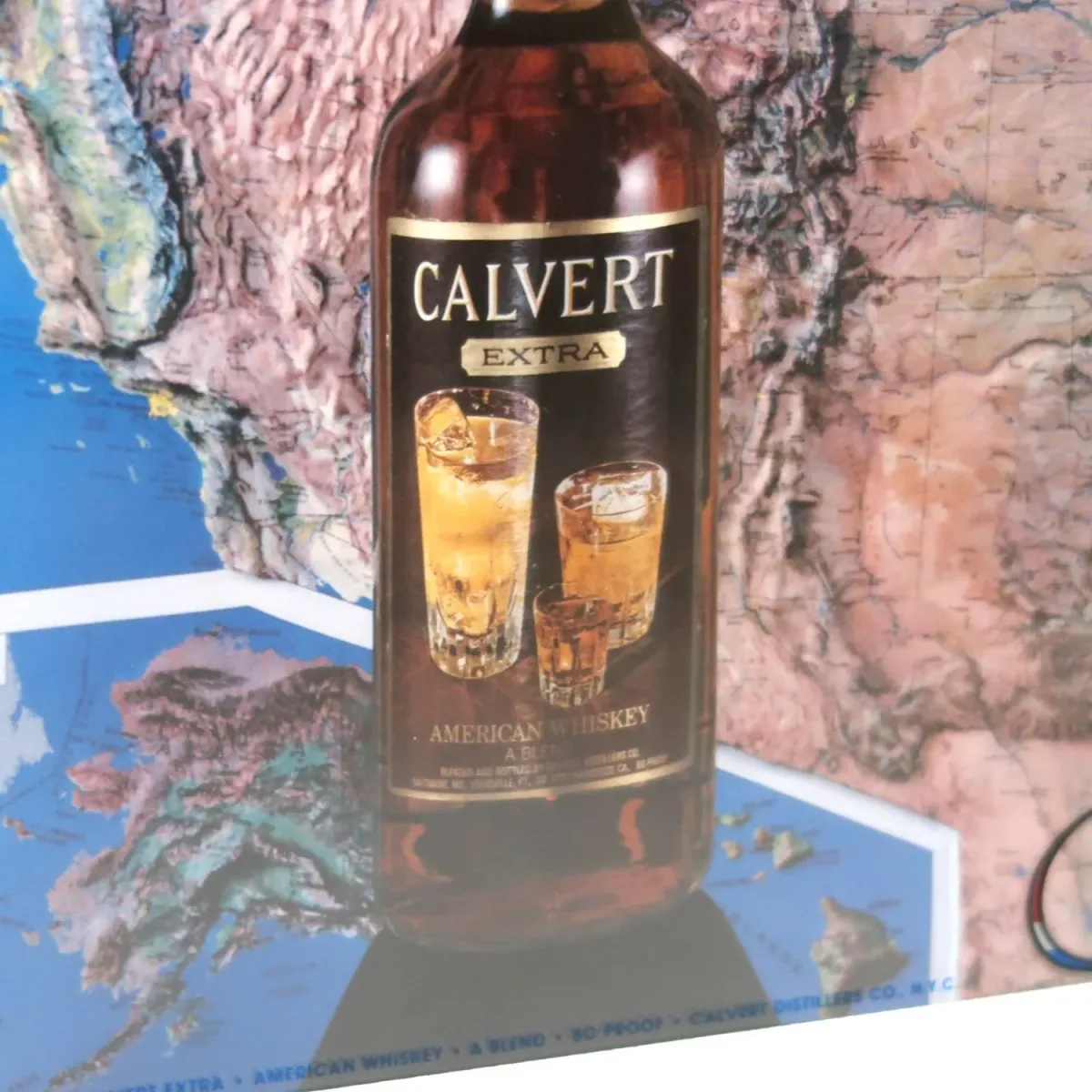 CALVERT EXTRA ビンテージ パブミラー