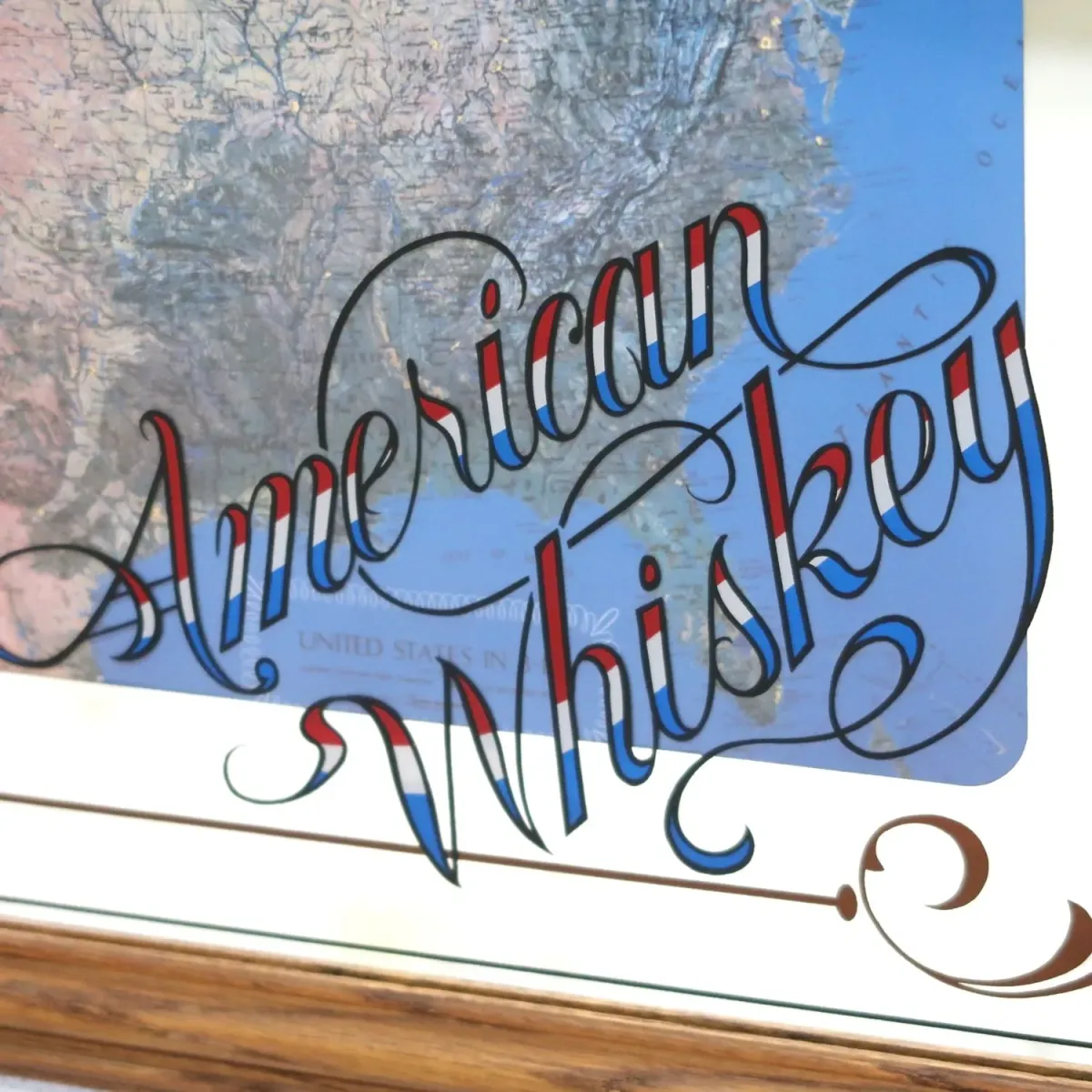 CALVERT EXTRA ビンテージ パブミラー