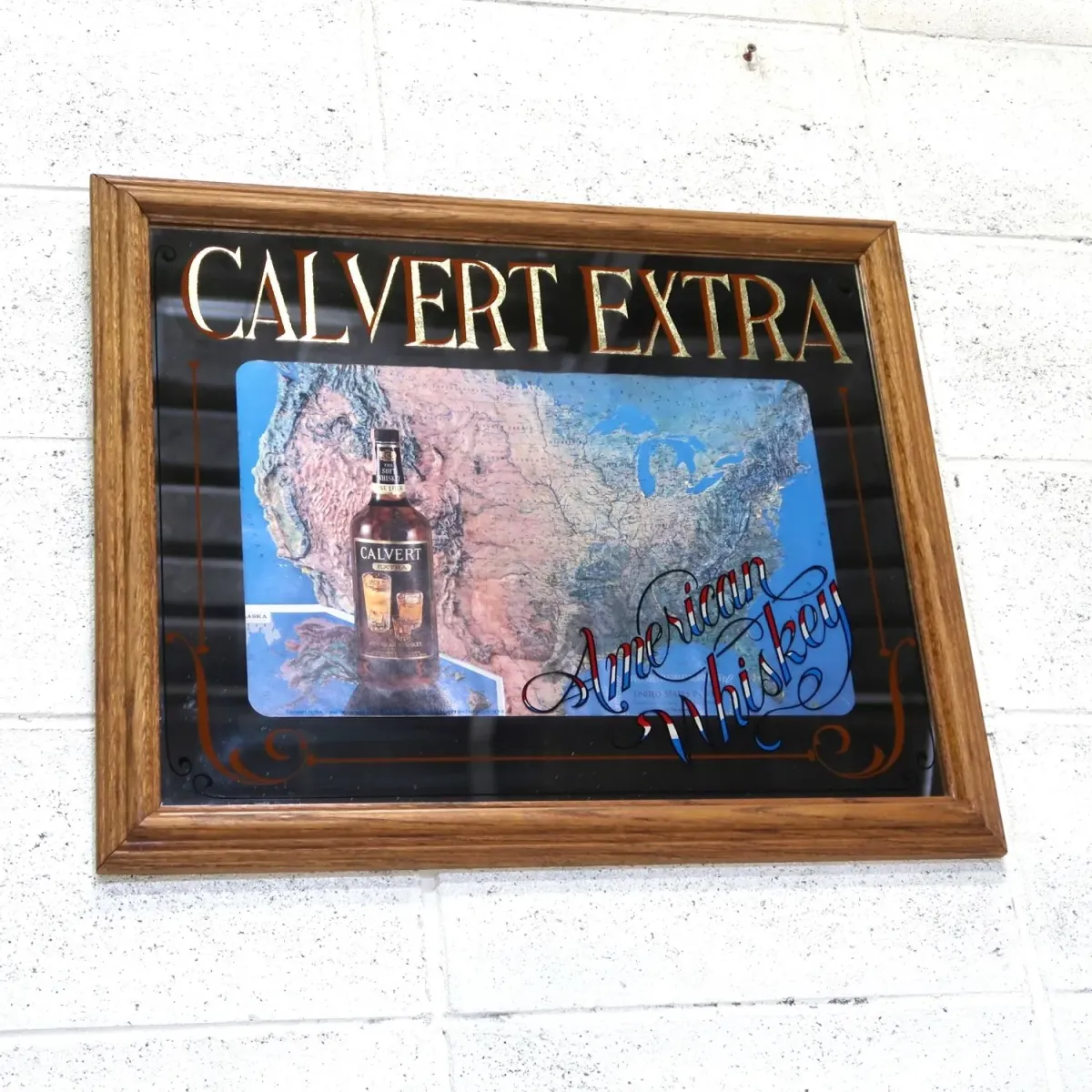 CALVERT EXTRA ビンテージ パブミラー