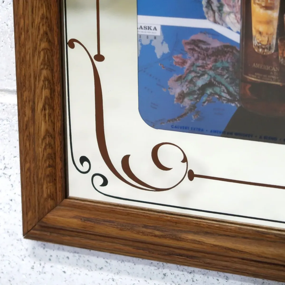 CALVERT EXTRA ビンテージ パブミラー