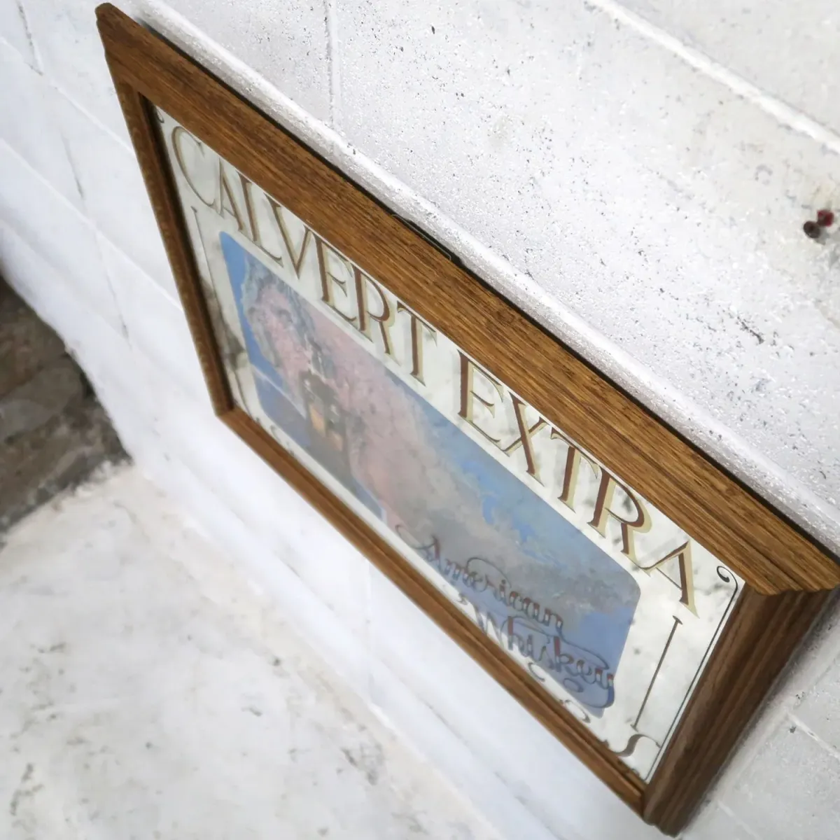 CALVERT EXTRA ビンテージ パブミラー