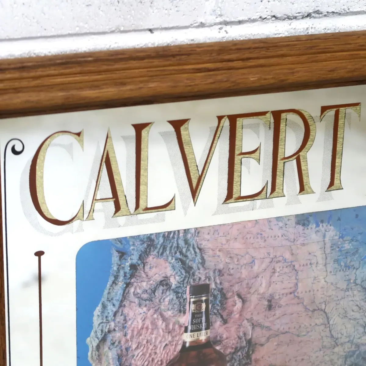 CALVERT EXTRA ビンテージ パブミラー