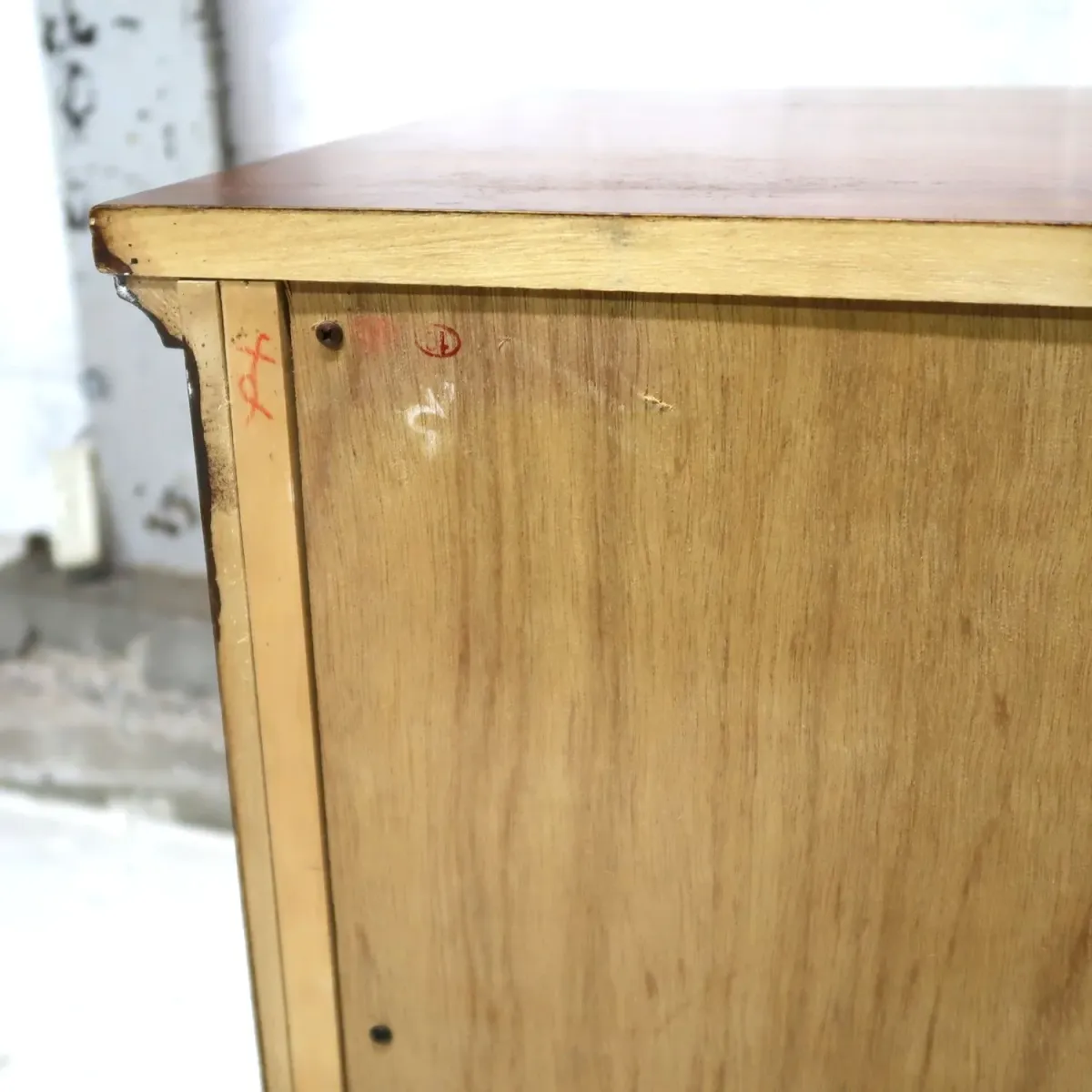 アンティーク ウッドキャビネット