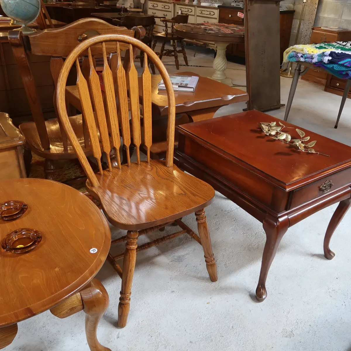 アンティーク ウッド ウィンザーチェア オーク