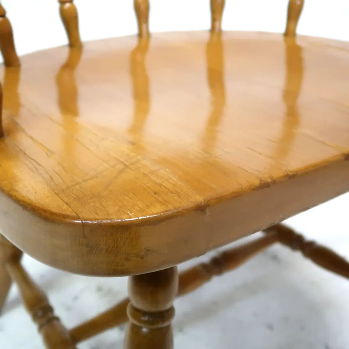 アンティーク ウッド キャプテンチェア