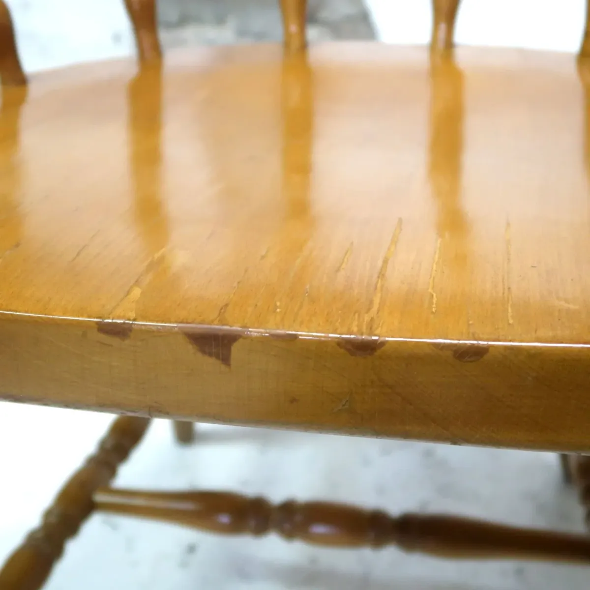 アンティーク ウッド キャプテンチェア