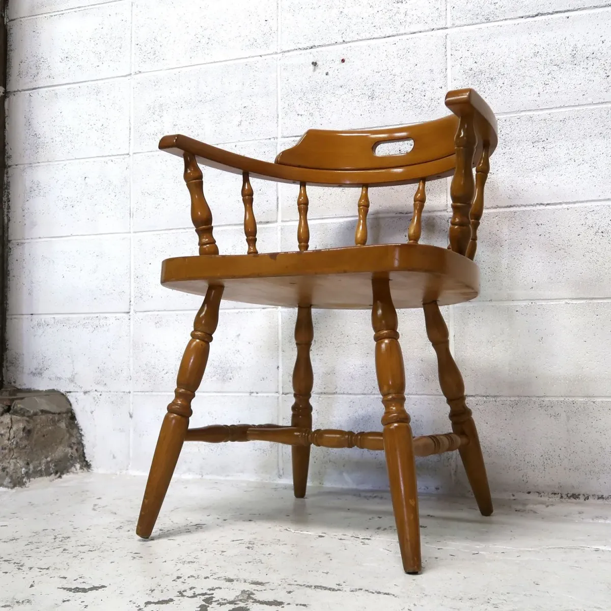 アンティーク ウッド キャプテンチェア