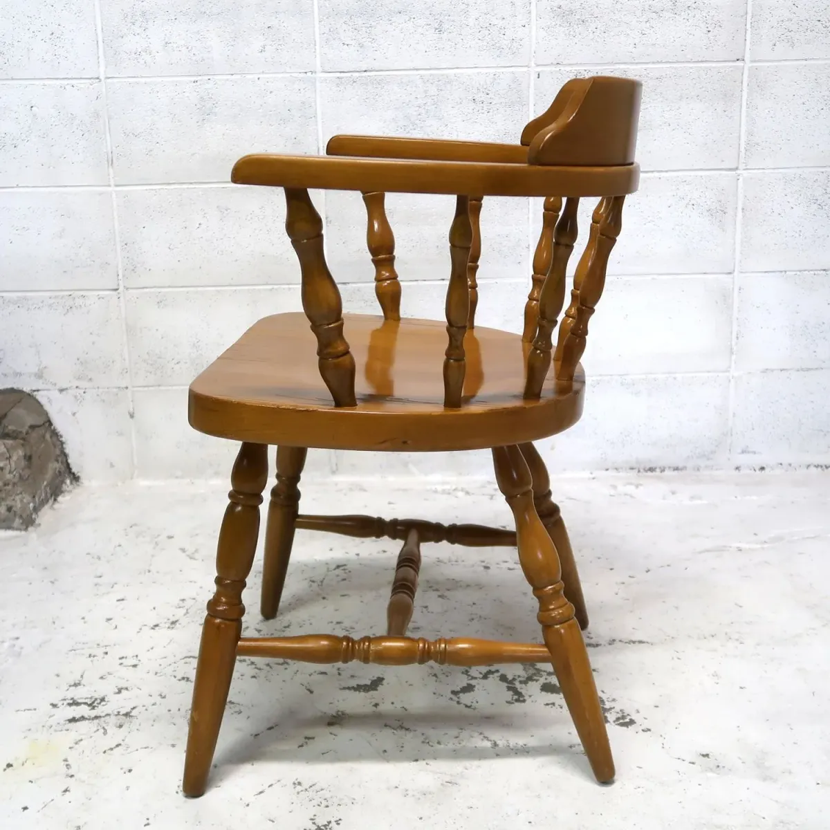 アンティーク ウッド キャプテンチェア