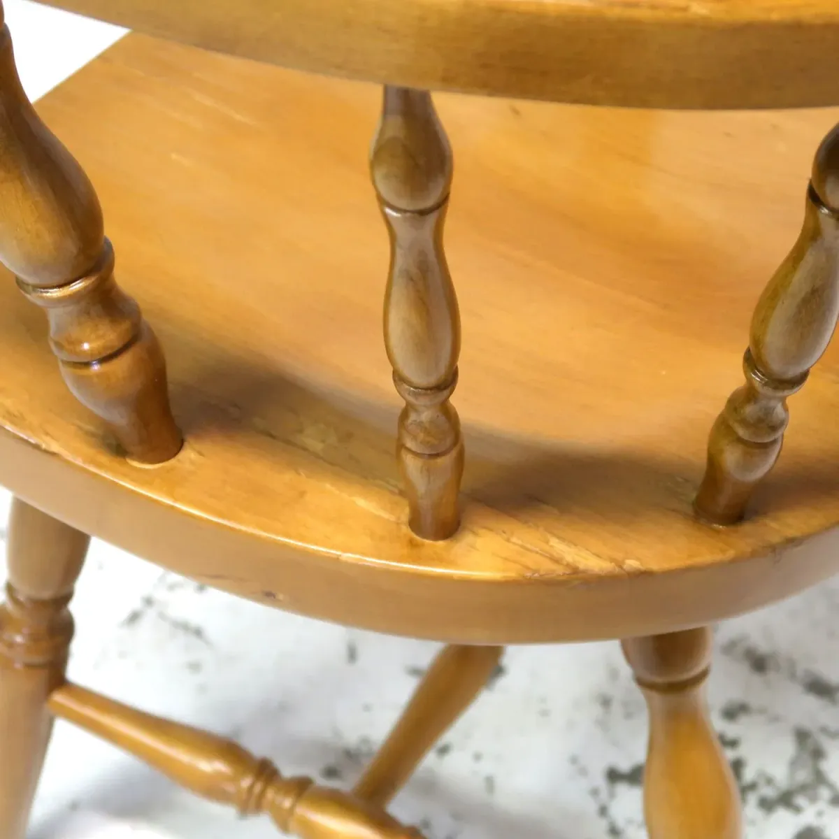 アンティーク ウッド キャプテンチェア