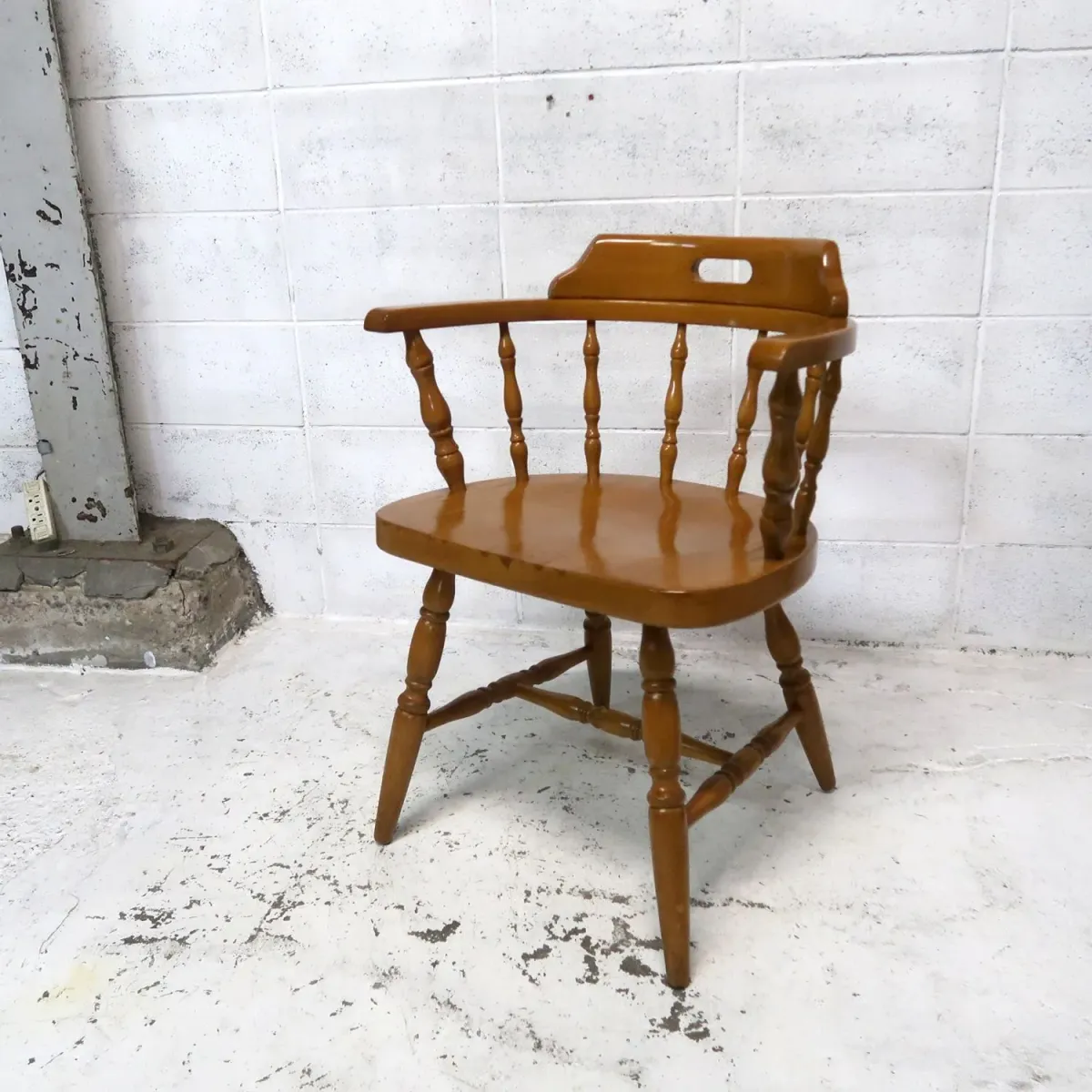 アンティーク ウッド キャプテンチェア