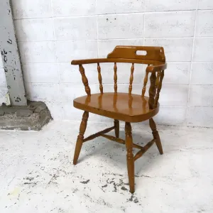 アンティーク ウッド キャプテンチェア