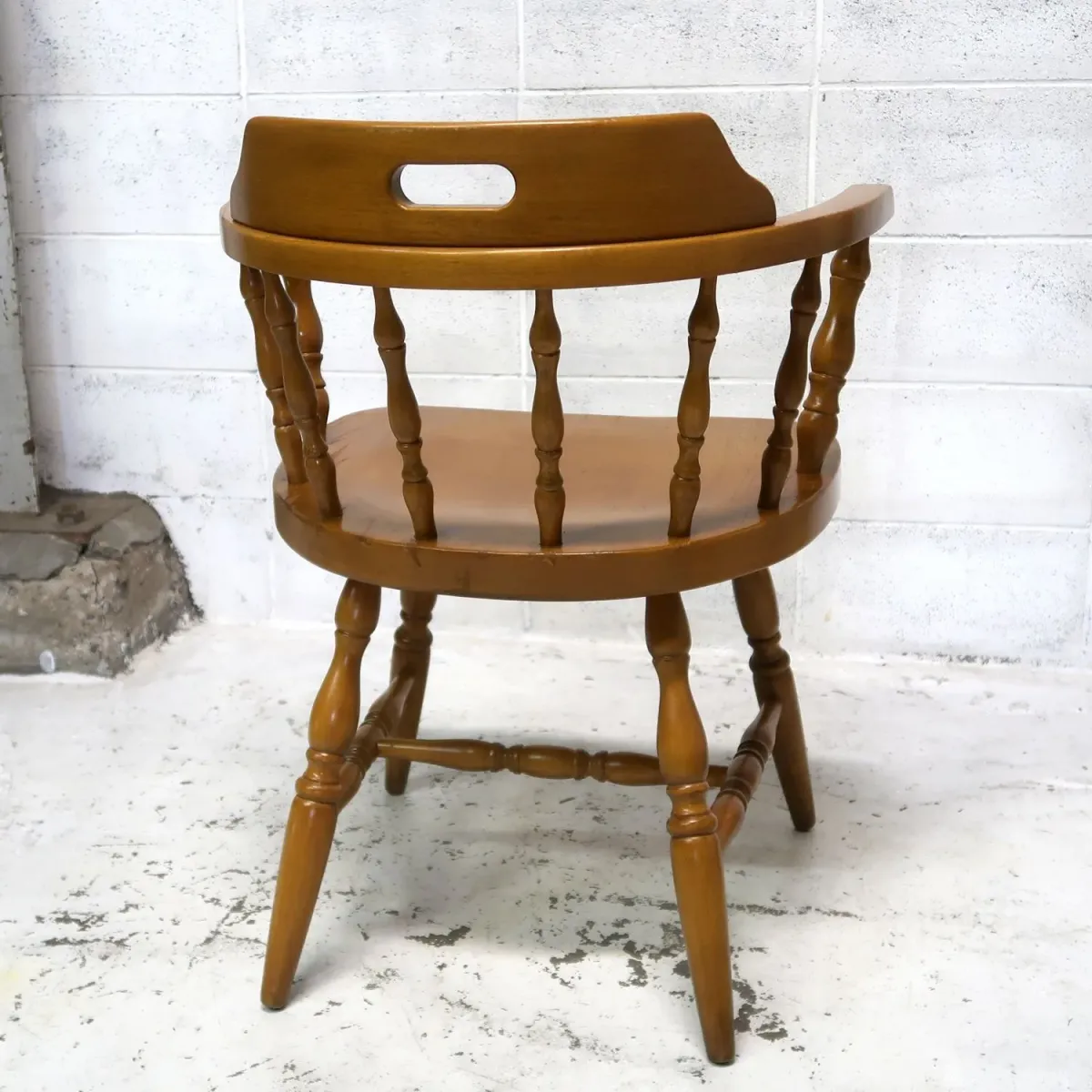 アンティーク ウッド キャプテンチェア