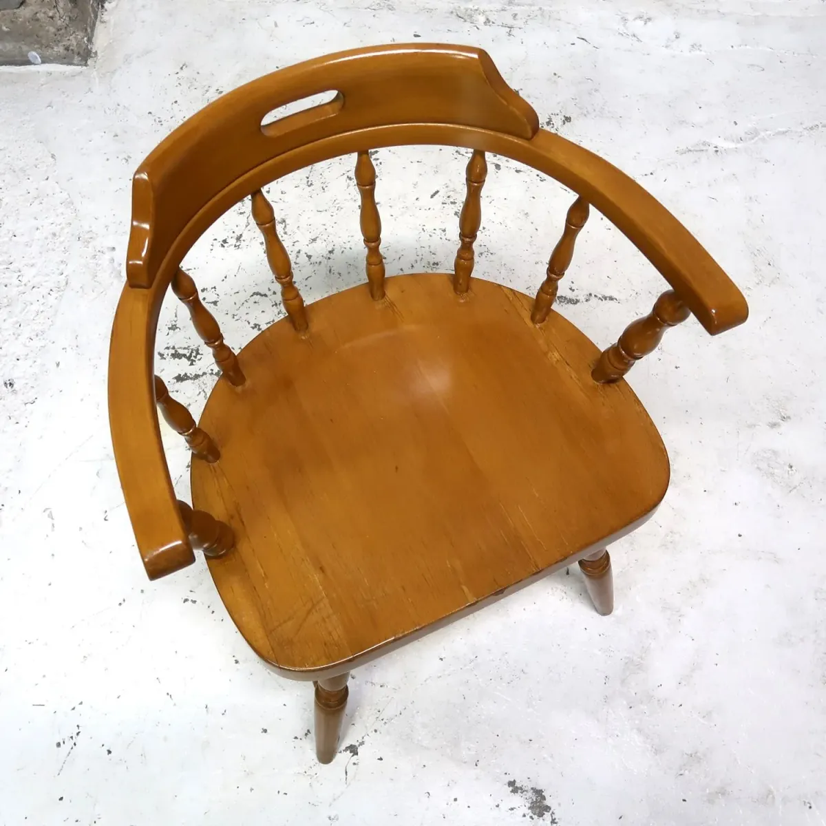 アンティーク ウッド キャプテンチェア