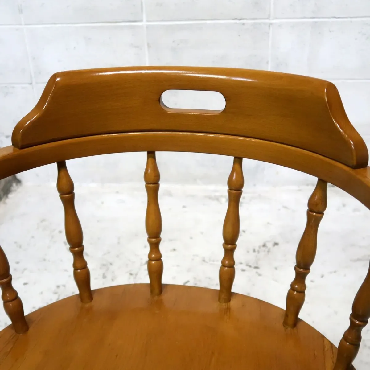 アンティーク ウッド キャプテンチェア