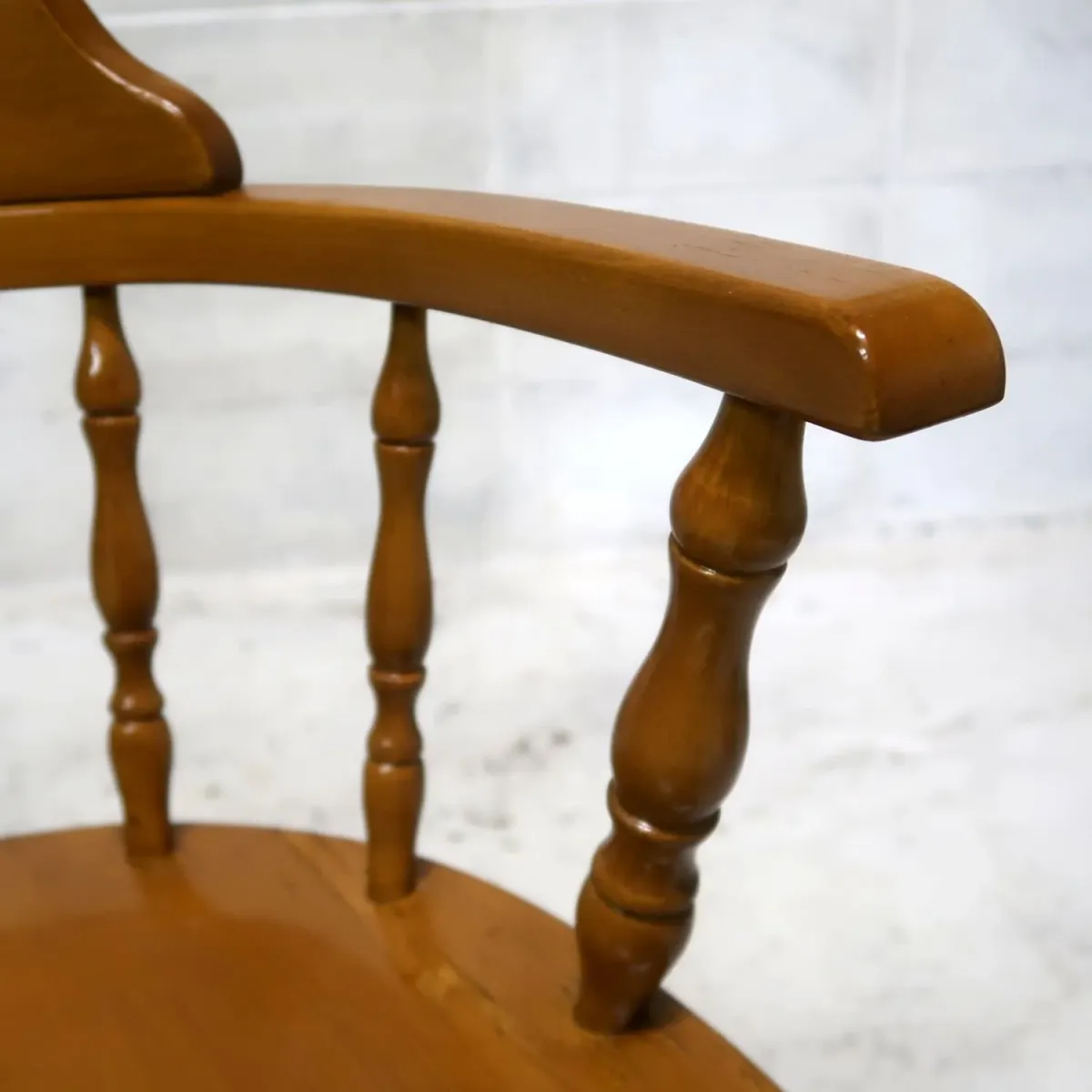 アンティーク ウッド キャプテンチェア