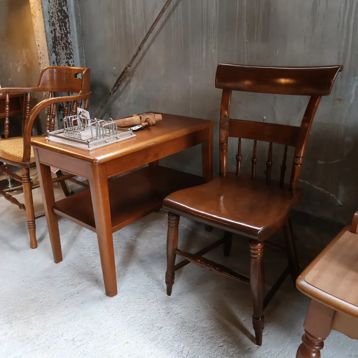 アンティーク ウッドチェア