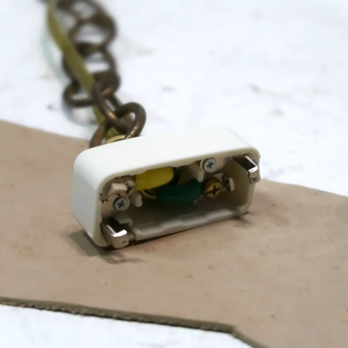 アンティーク カットガラスランプ クリアガラス