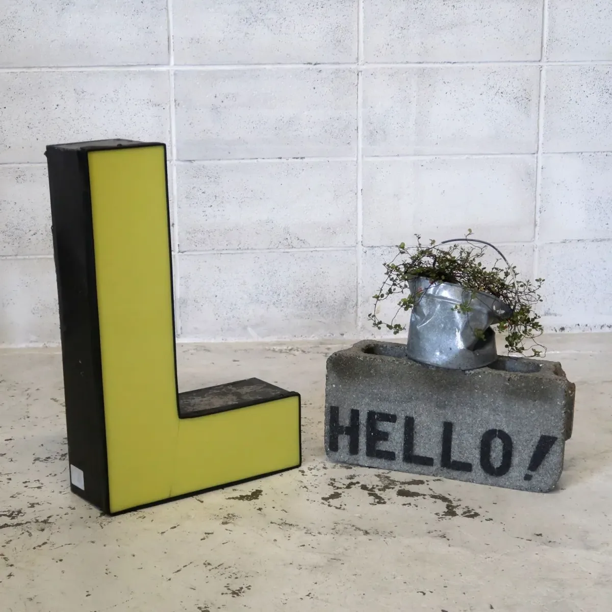 ビンテージ レターサイン 大型 L