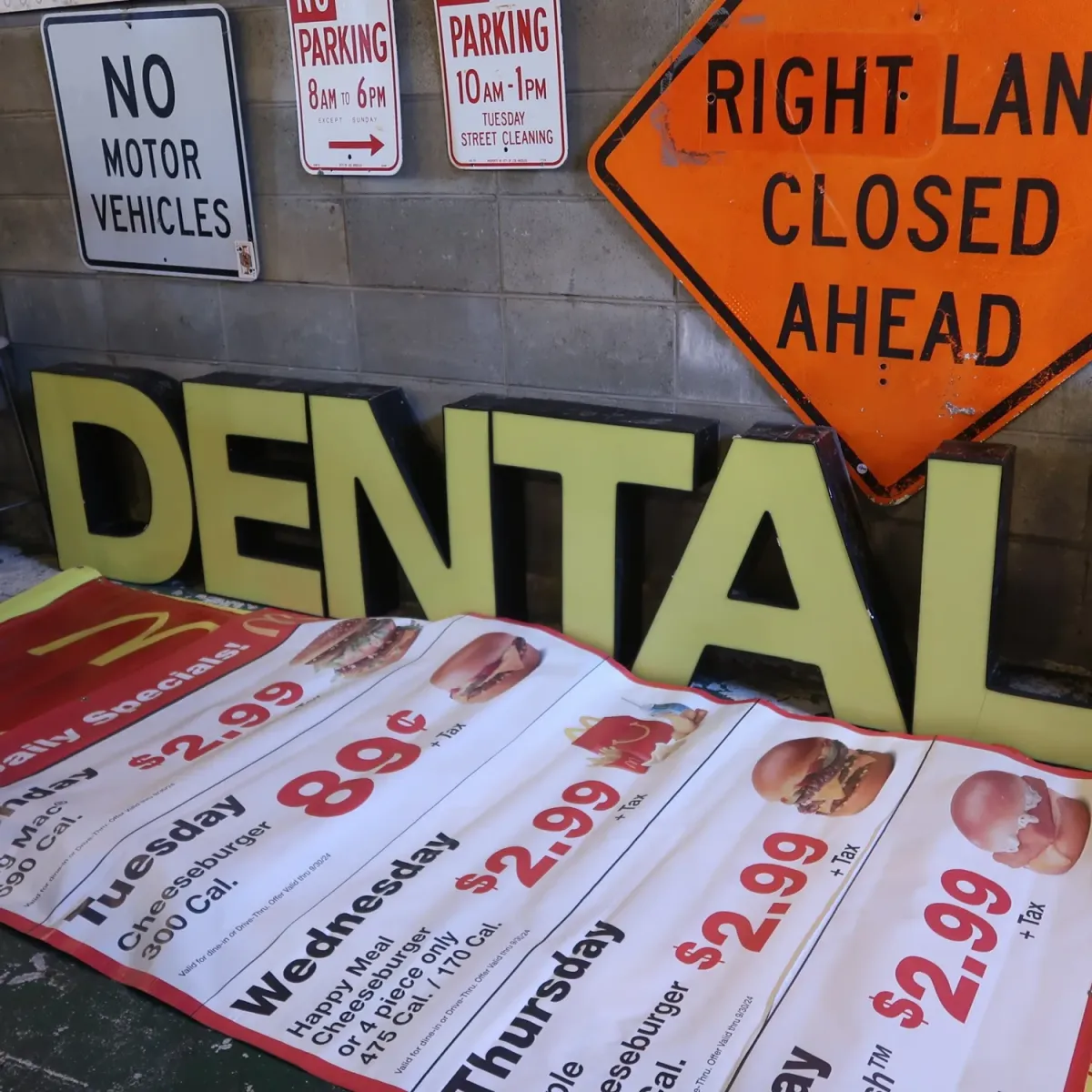 ビンテージ レターサイン 大型 L