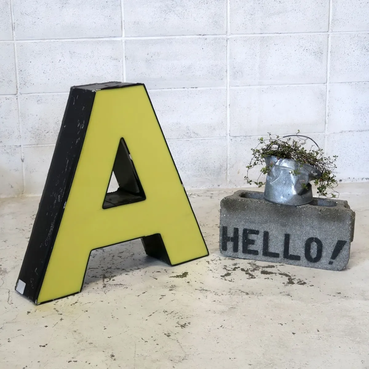 ビンテージ レターサイン 大型 A