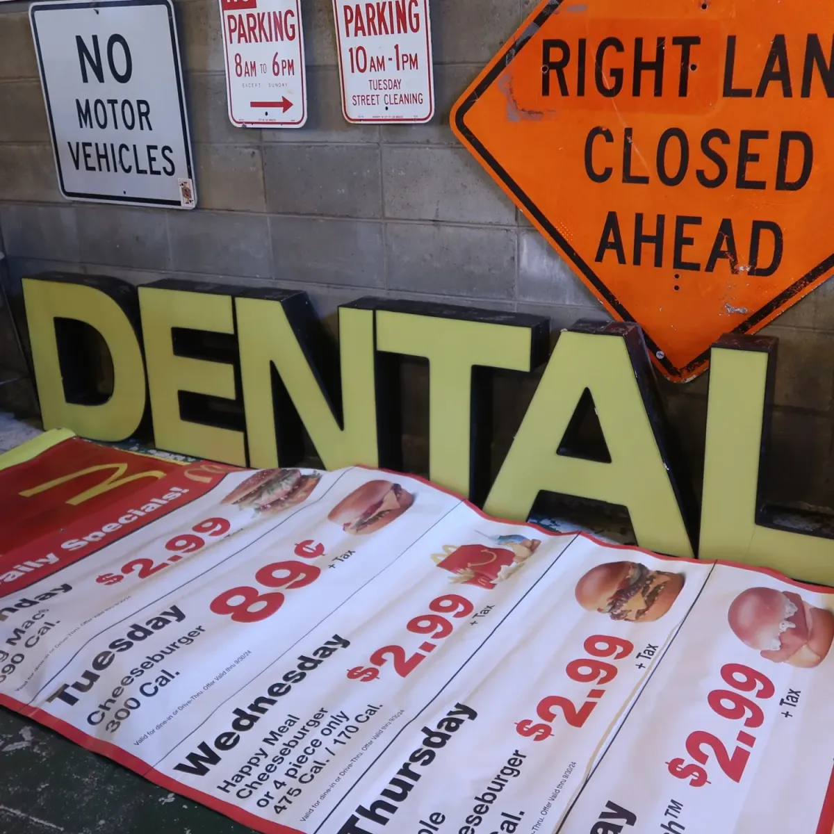 ビンテージ レターサイン 大型 A